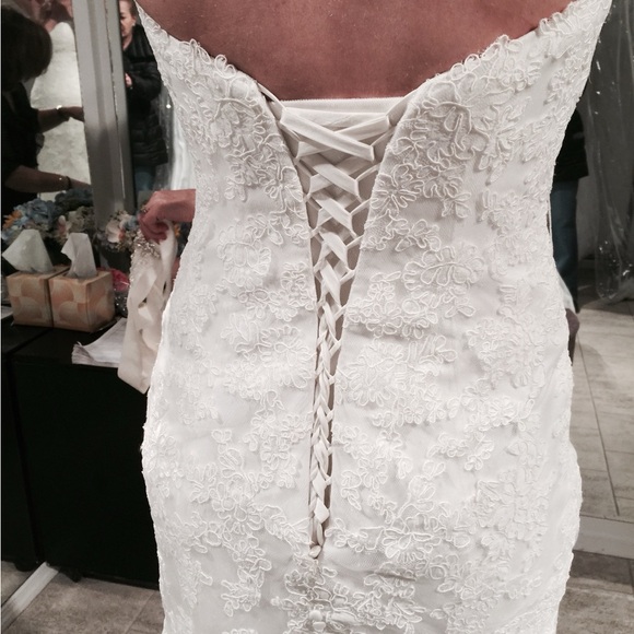 Demetrios Wedding dress cb 7674 size 2, altered to fit dress size 2 - Picture 6 of 12